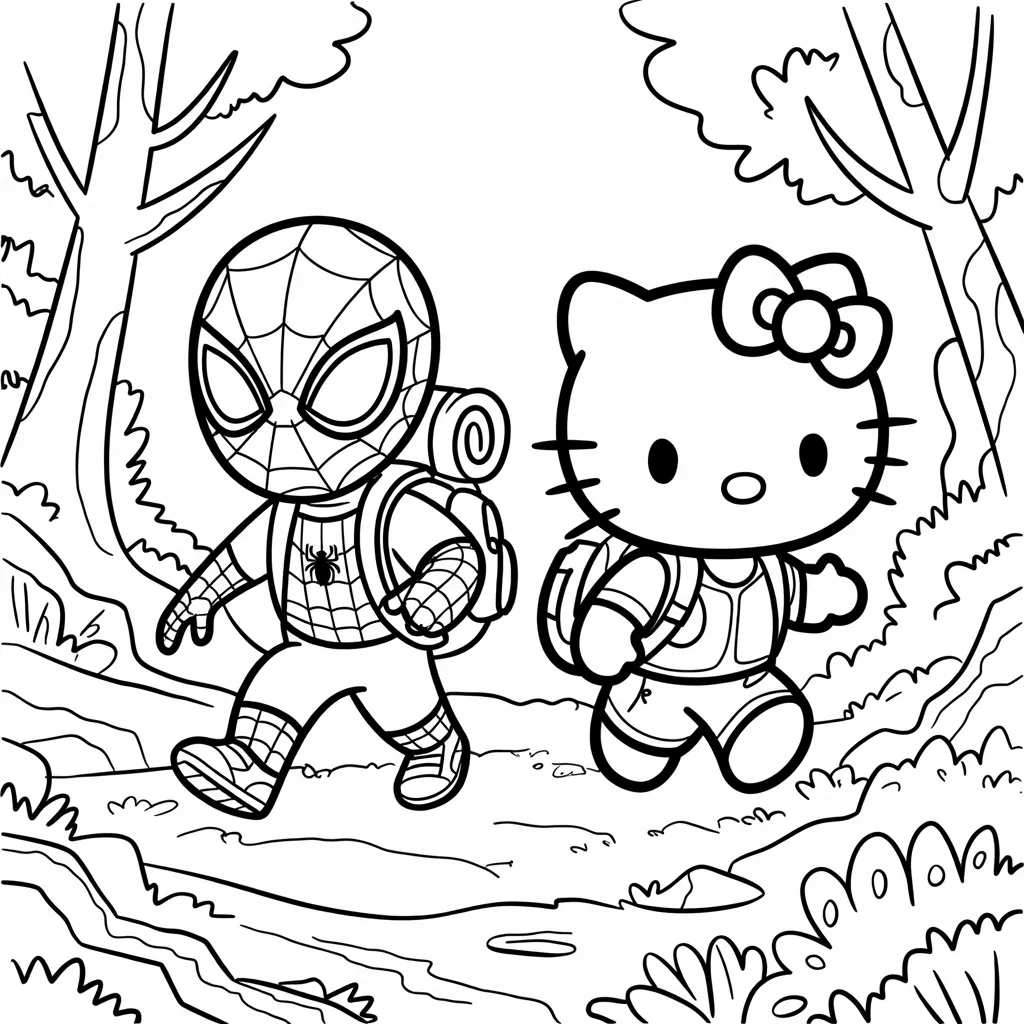Spider-Man_and_Hello_Kitty_on_an_Adventure