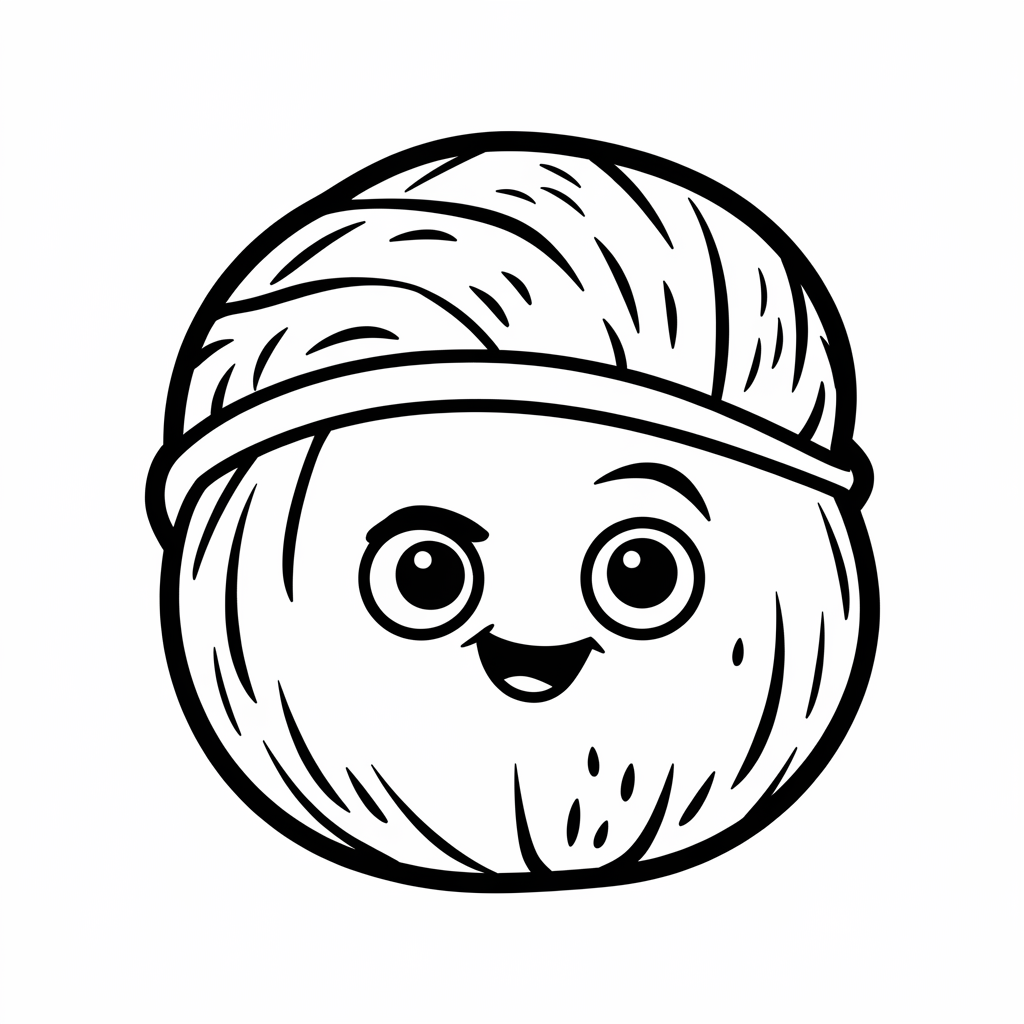 Walnut_Coloring_Page