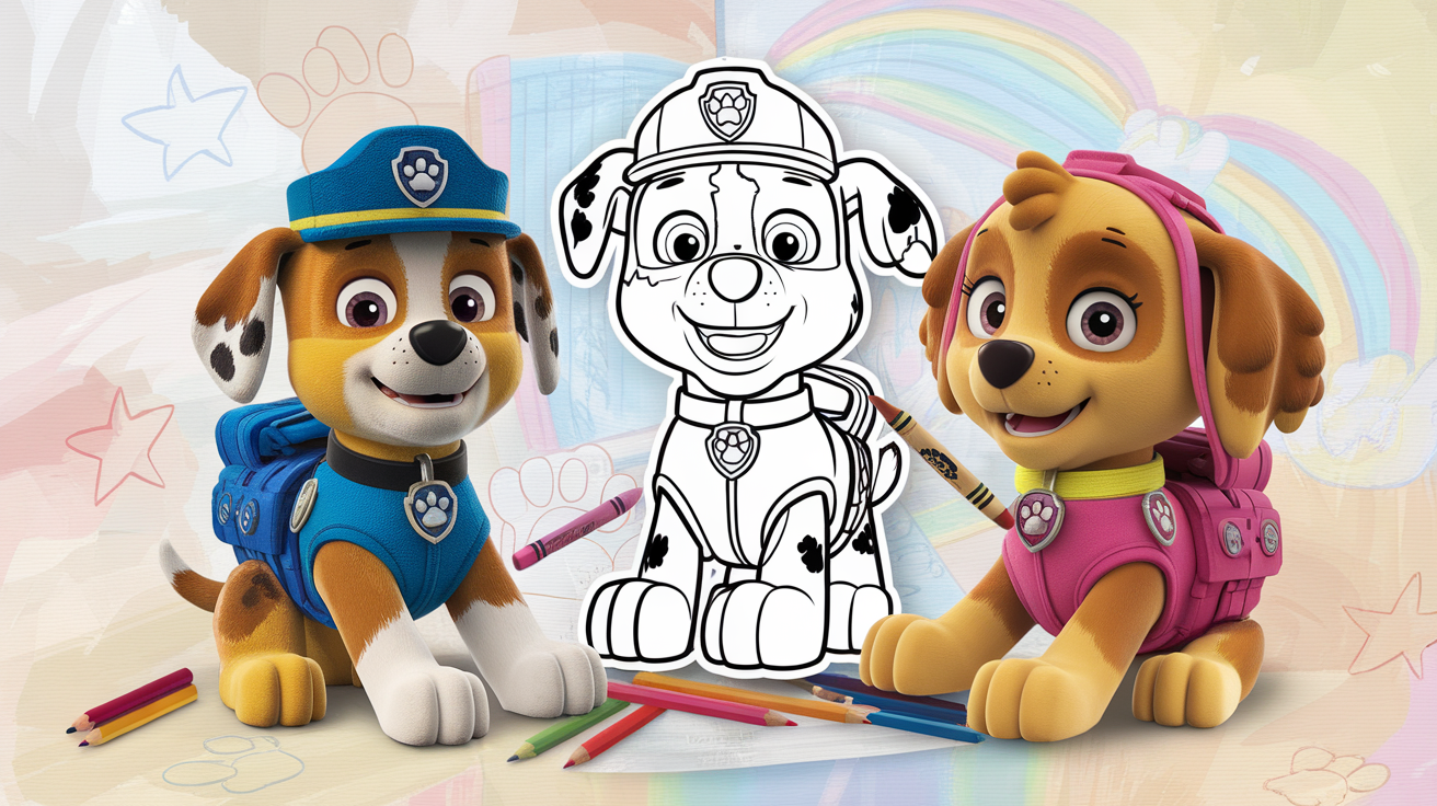 21 Cute Puppy Dog with Pals Coloring Pages