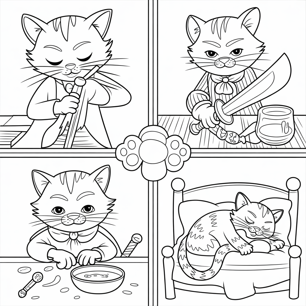 Day in the Life of Puss