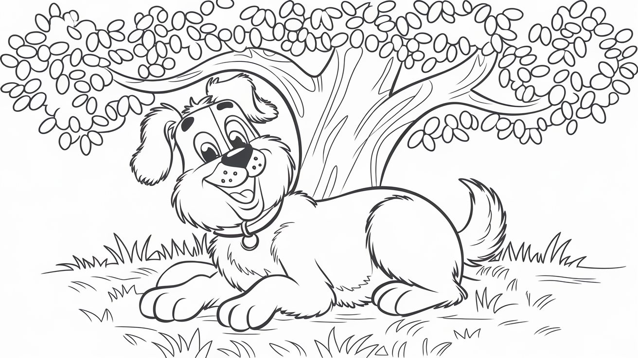 Doggo Relaxing in the Sun