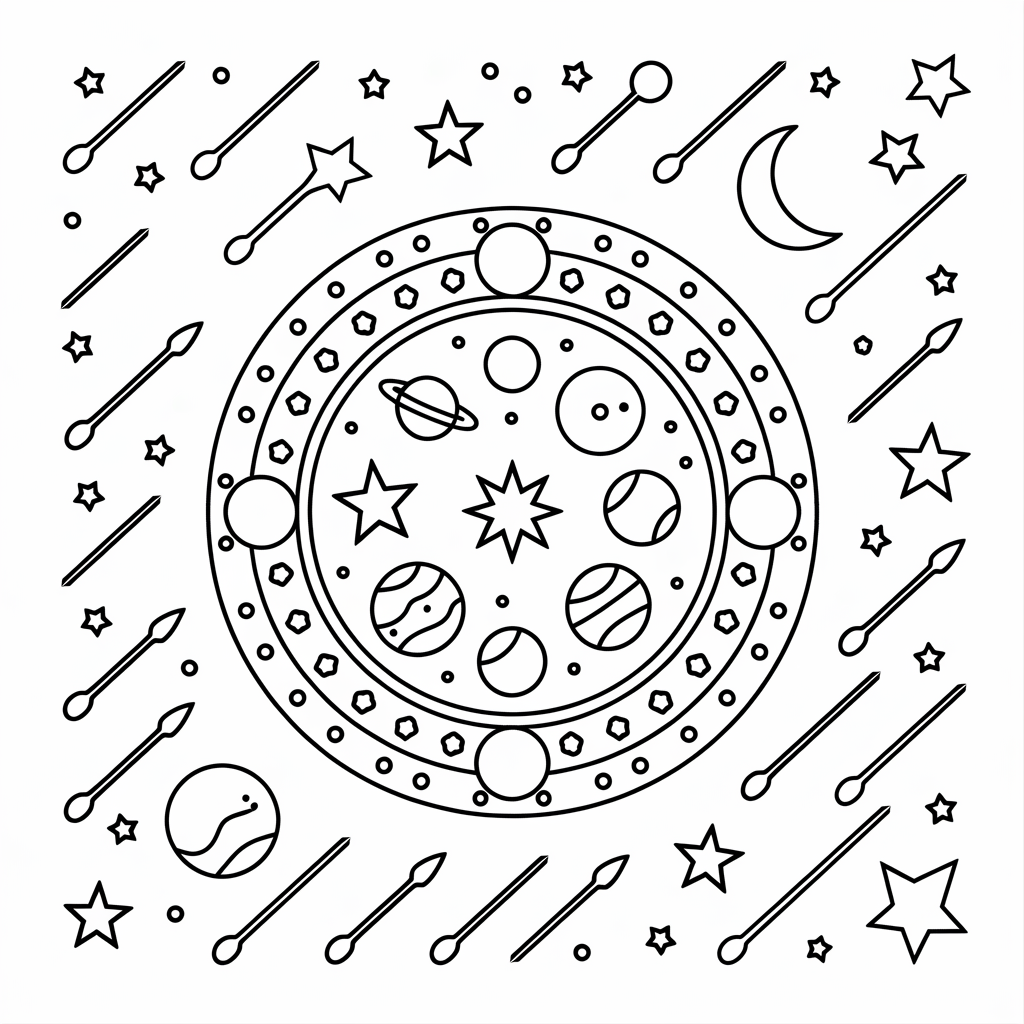 Galaxy-Themed Pop It