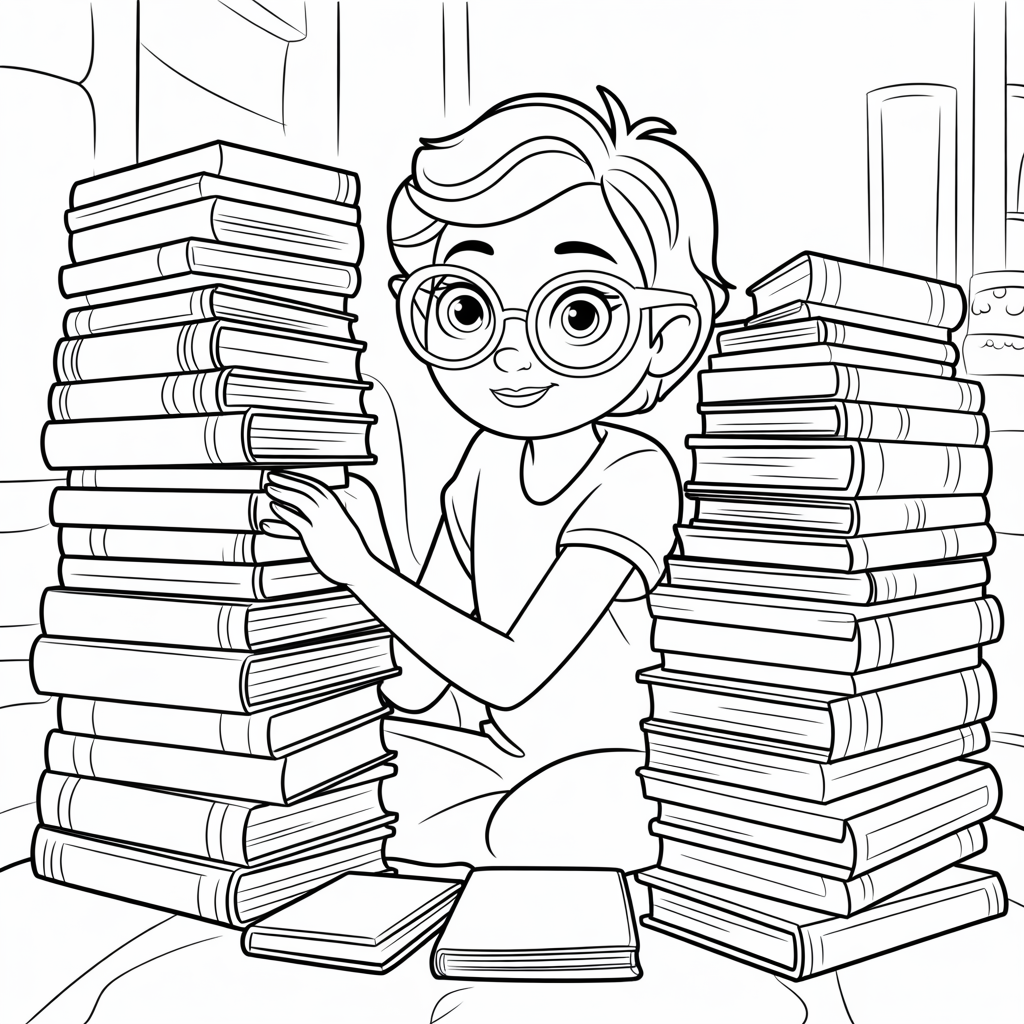 Giulia's Passion for Books