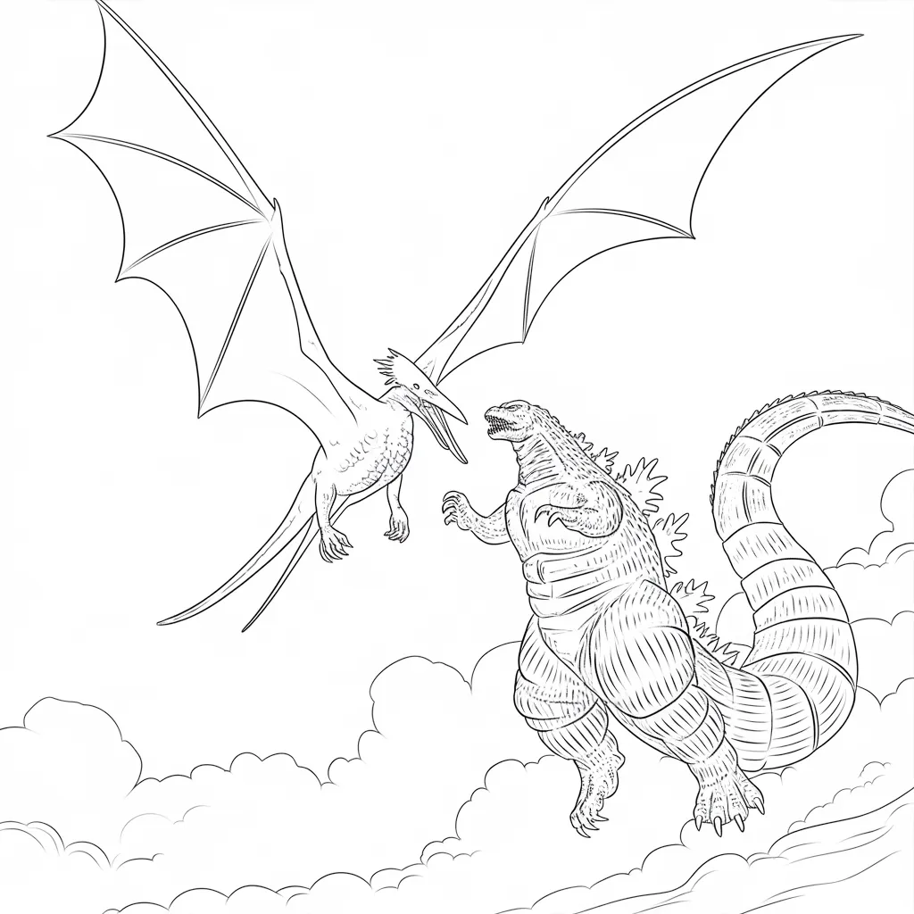 Godzilla_vs_Pterodactyl_Flying_Battle
