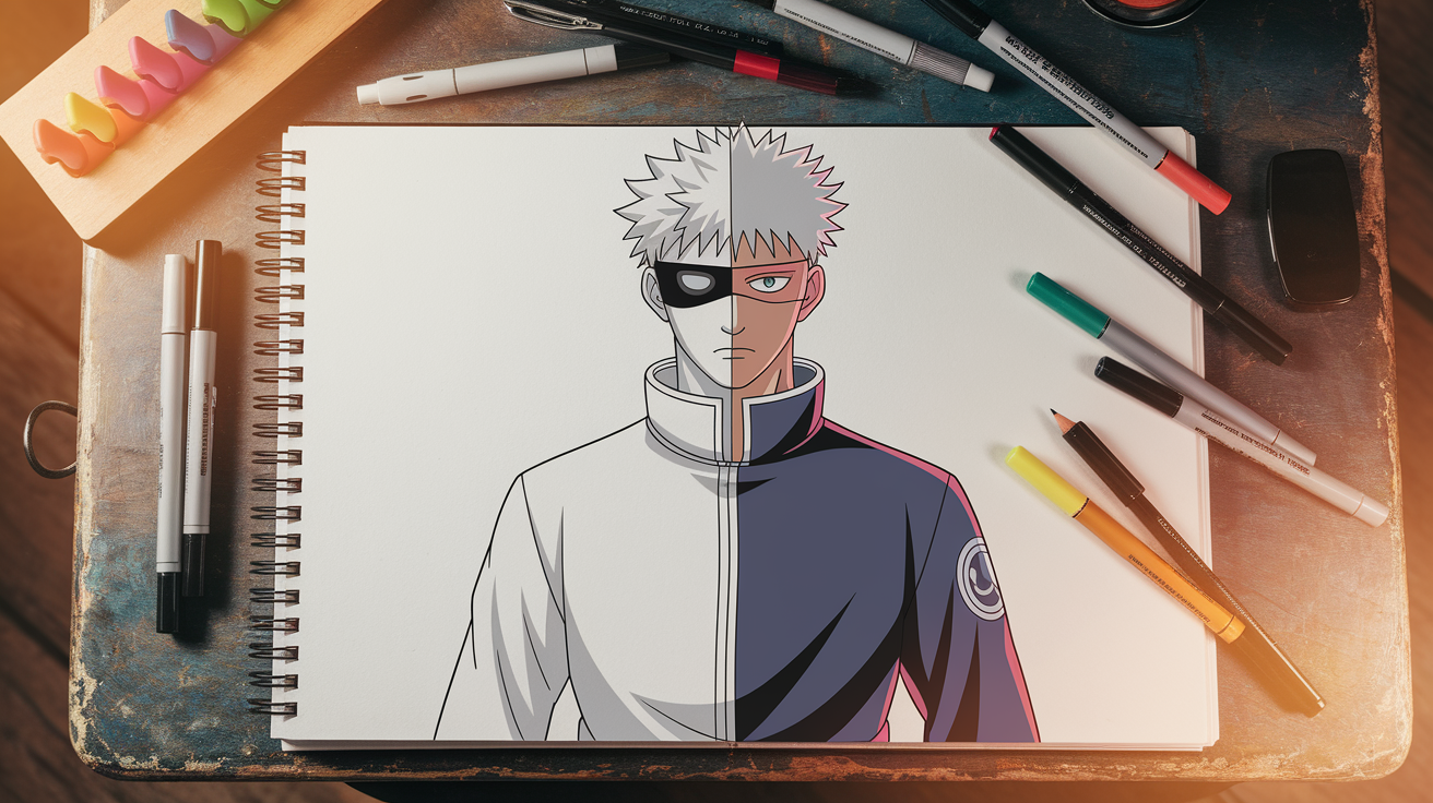 Gojo Satoru Coloring Page Ideas for Anime Fans