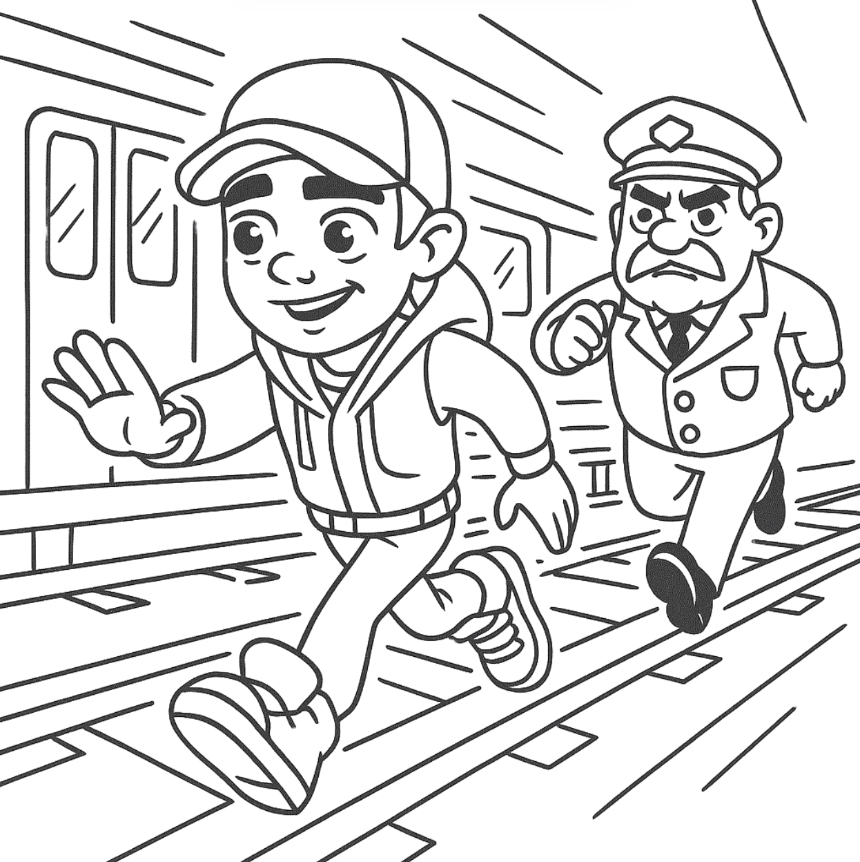 Jake_Being_Chased_by_the_Inspector