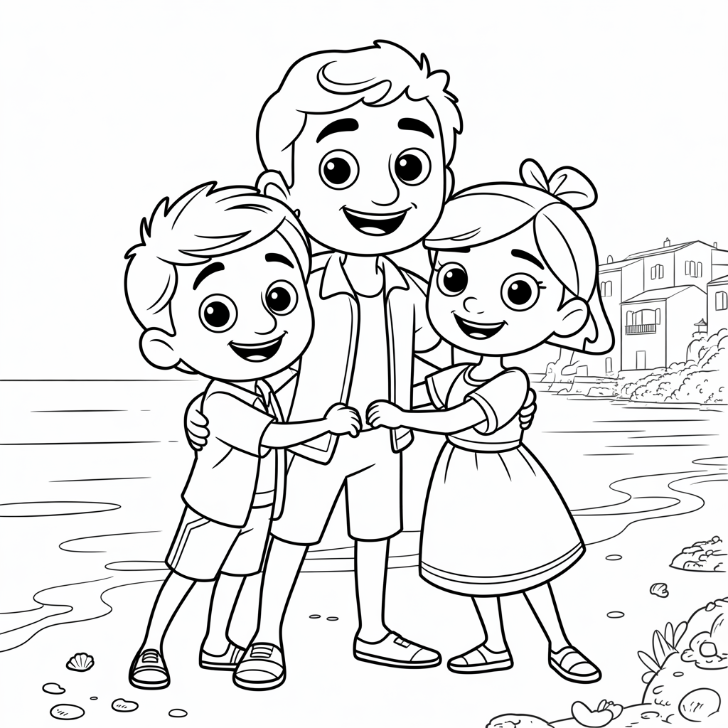 Luca, Alberto, and Giulia