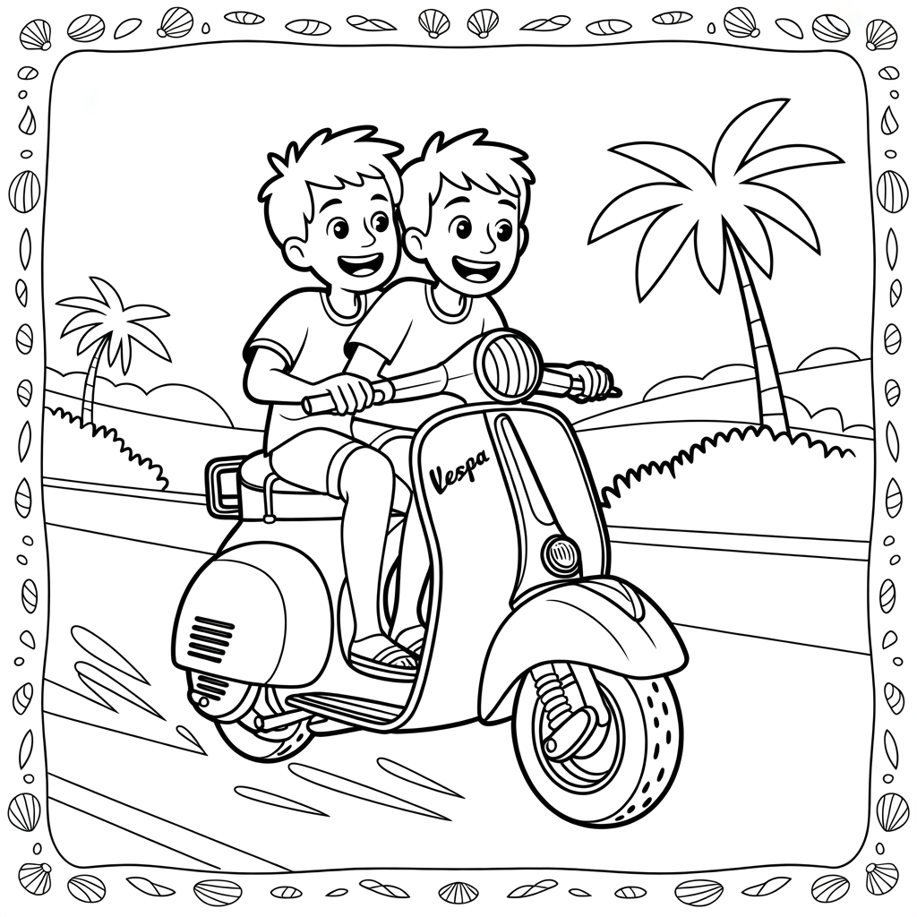 Luca and Alberto's Vespa Dream