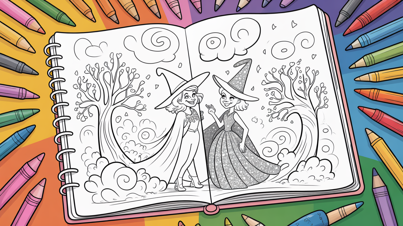 Make Art Wicked: 27 Spooky and Sinister Coloring Page Ideas