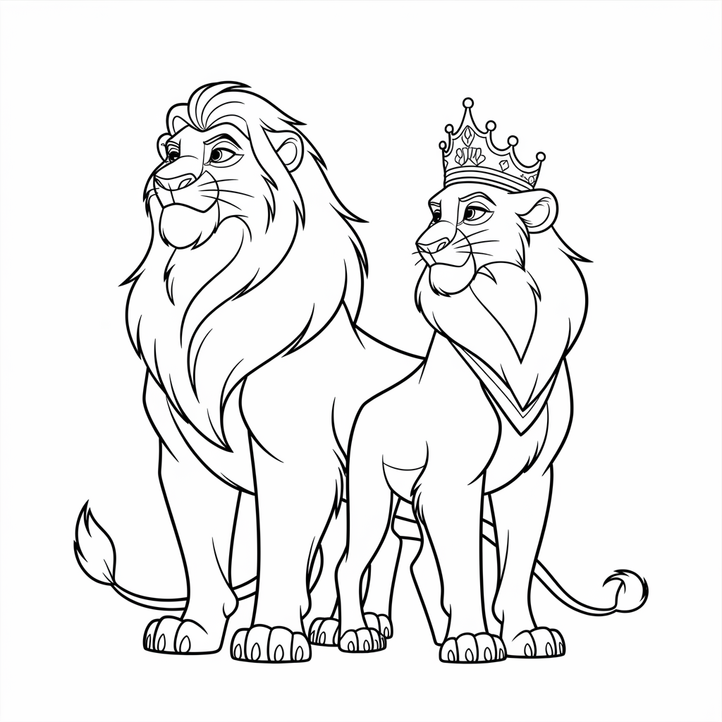 Mufasa and Sarabi