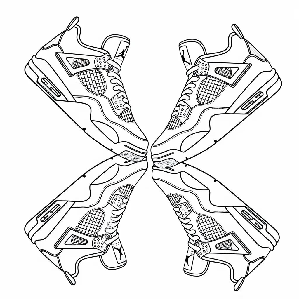 Pair_of_Jordan_4s_Facing_Each_Other