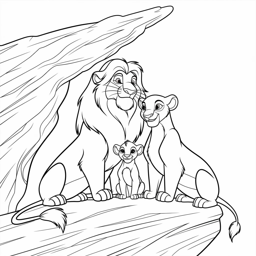 Pride Rock Family Portrait