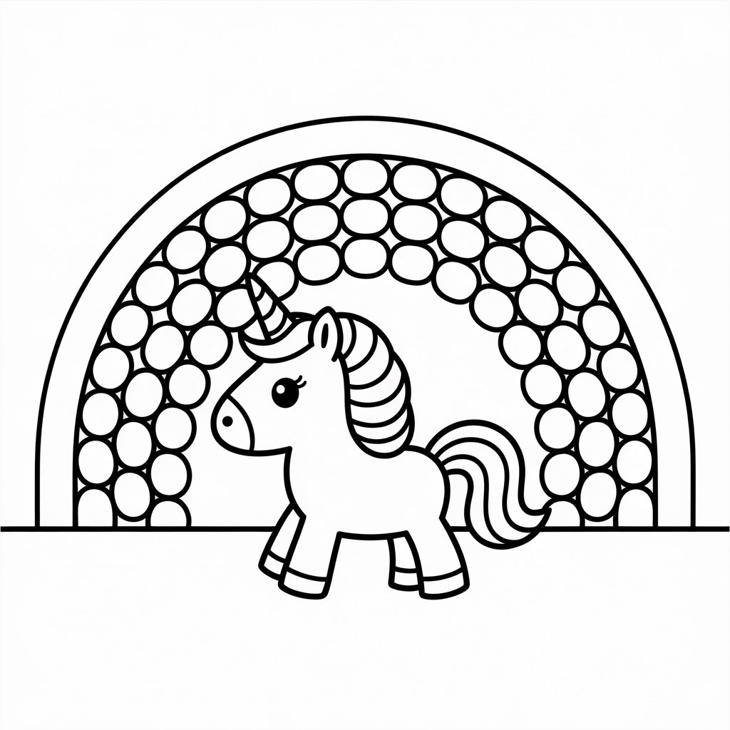 Rainbow Pop It Unicorn