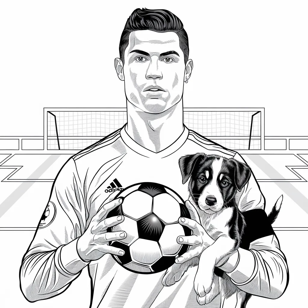 Ronaldo_with_a_Puppy_Mascot