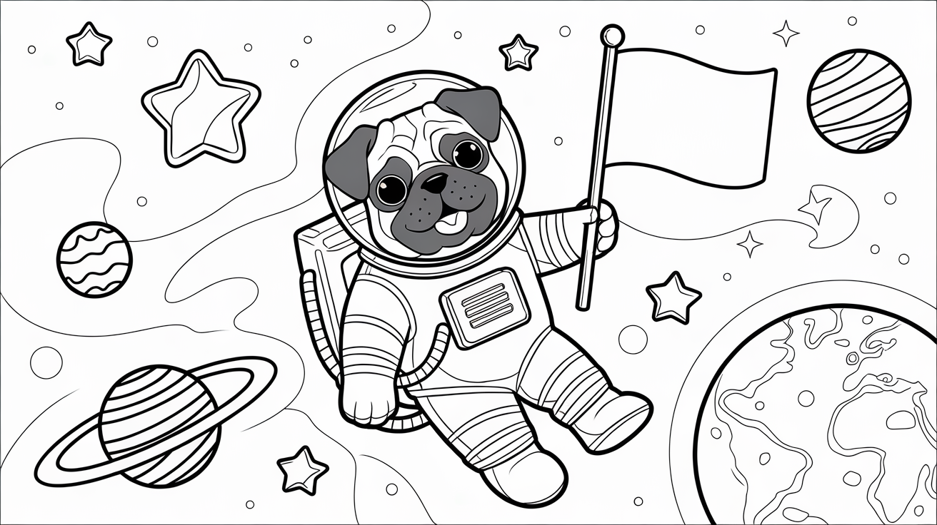 Space Fun: Pals as Astronauts
