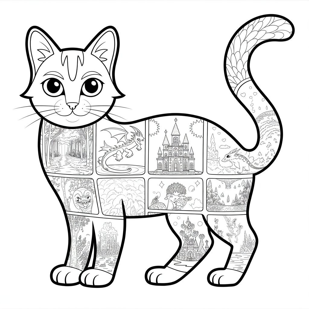 Wicked Cat Familiar with 9 Lives