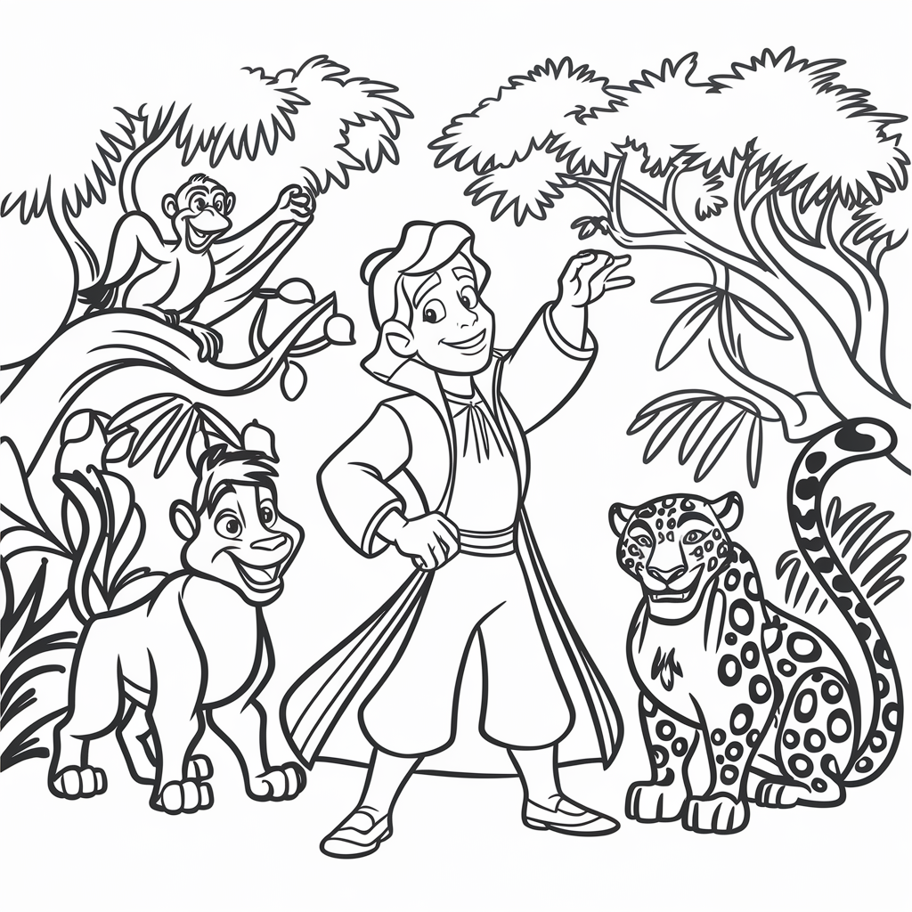 Antonio Madrigal with Animals