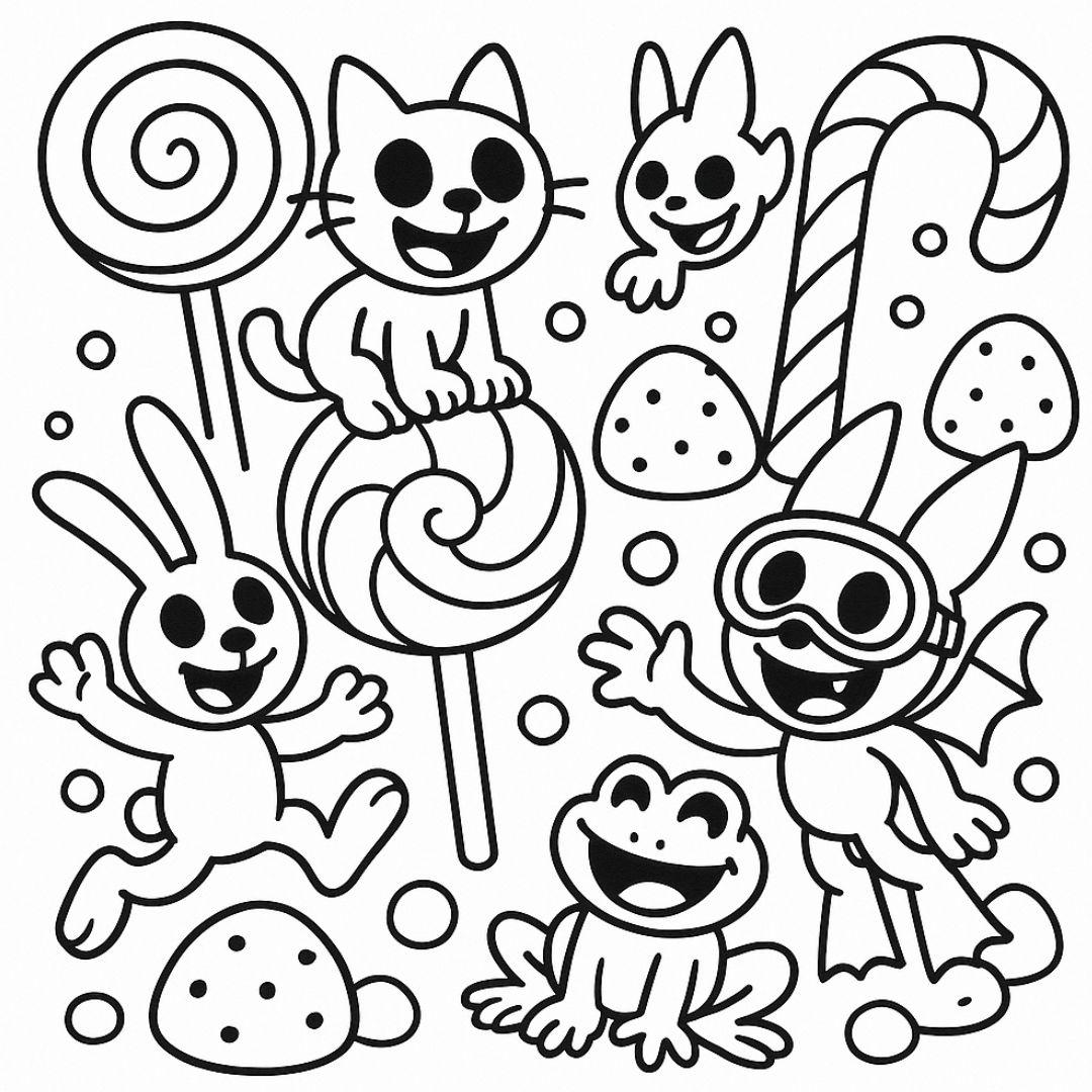Critters in Candyland