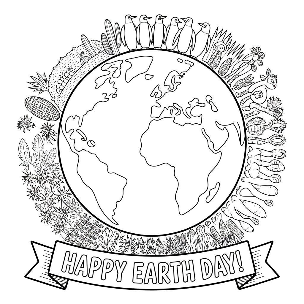 Earth with Different Biomes
