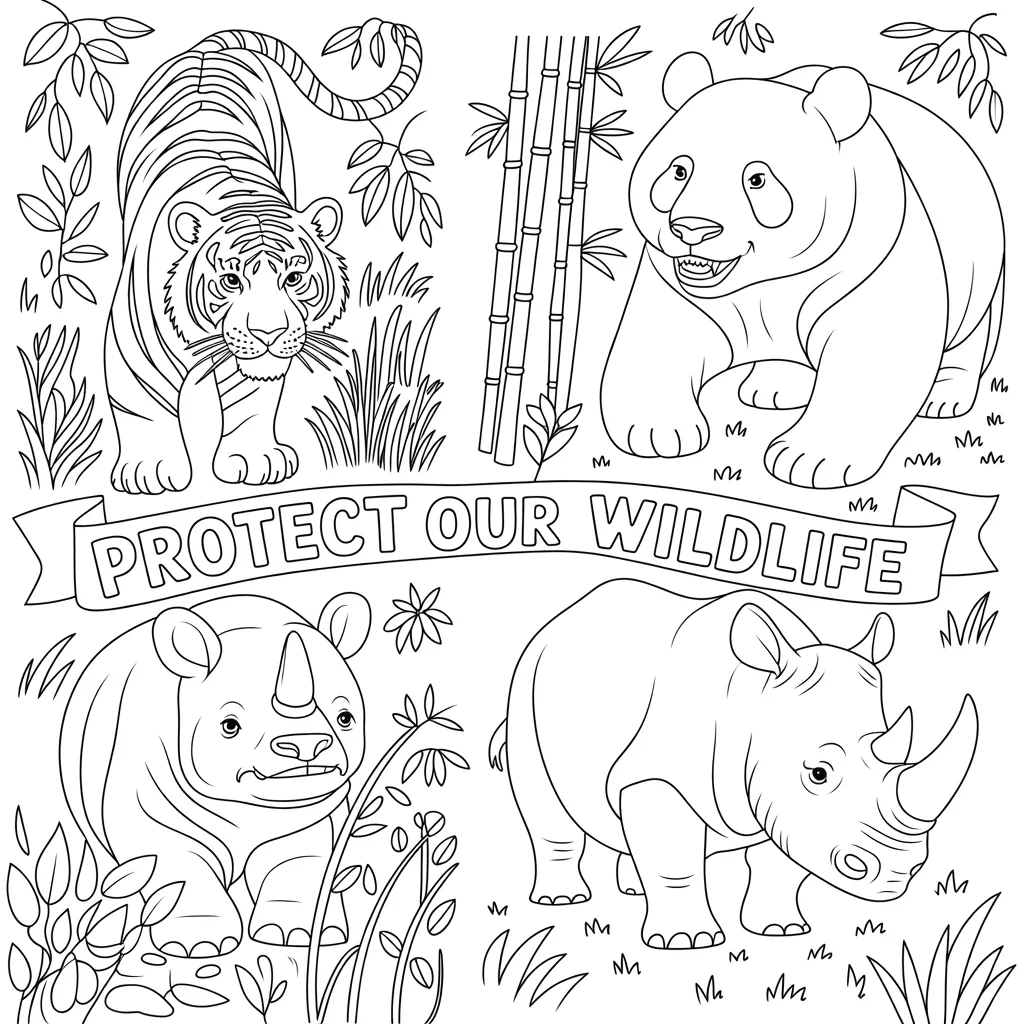 Endangered Animals in the Wild