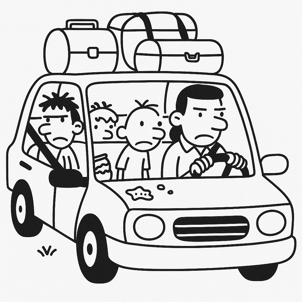 Family Road Trip Mayhem