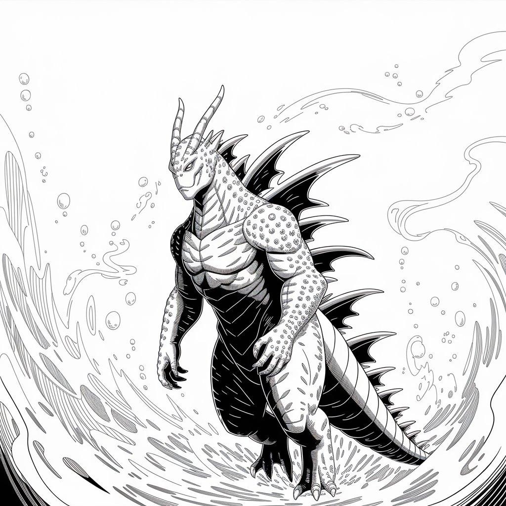 Ghidorah Underwater Encounter