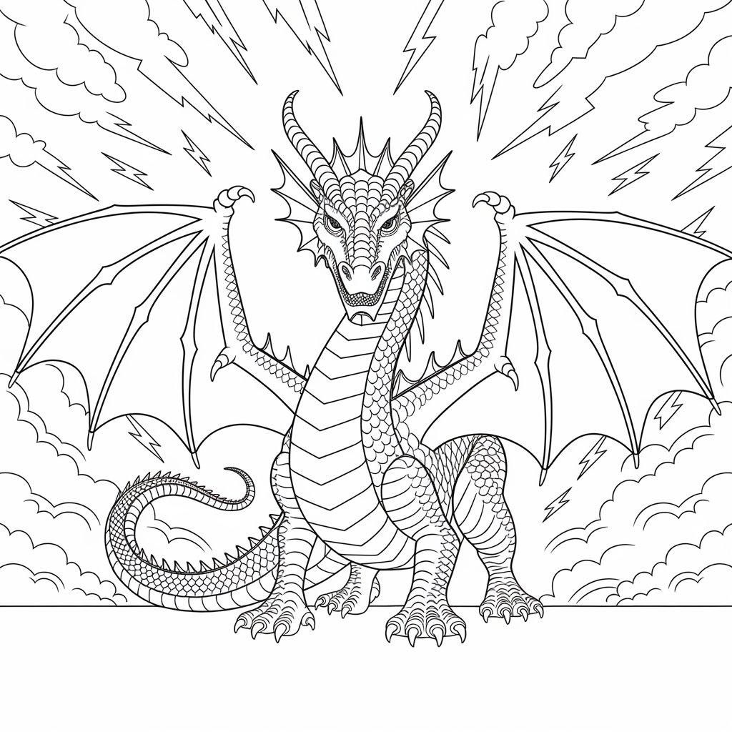 King Ghidorah in the Storm