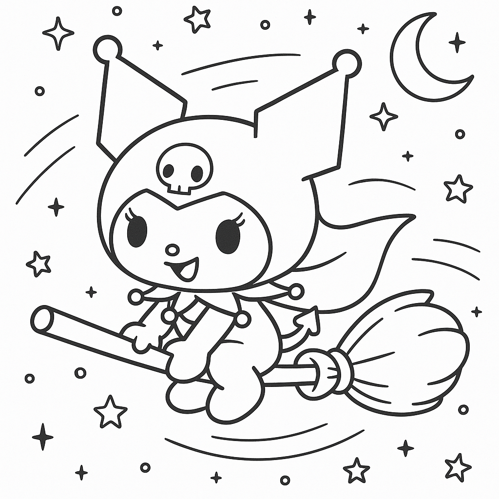 Kuromi_Riding_a_Broom