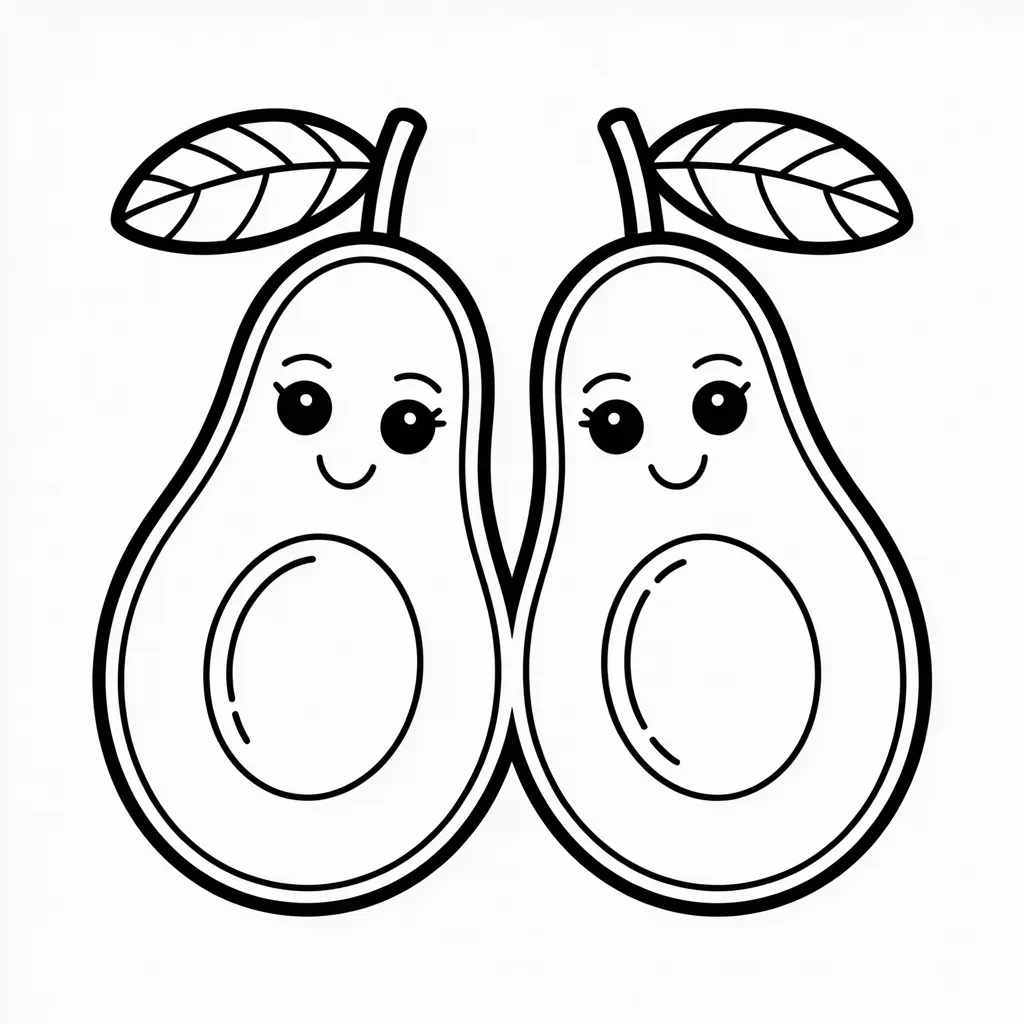 Love Avocado Couple