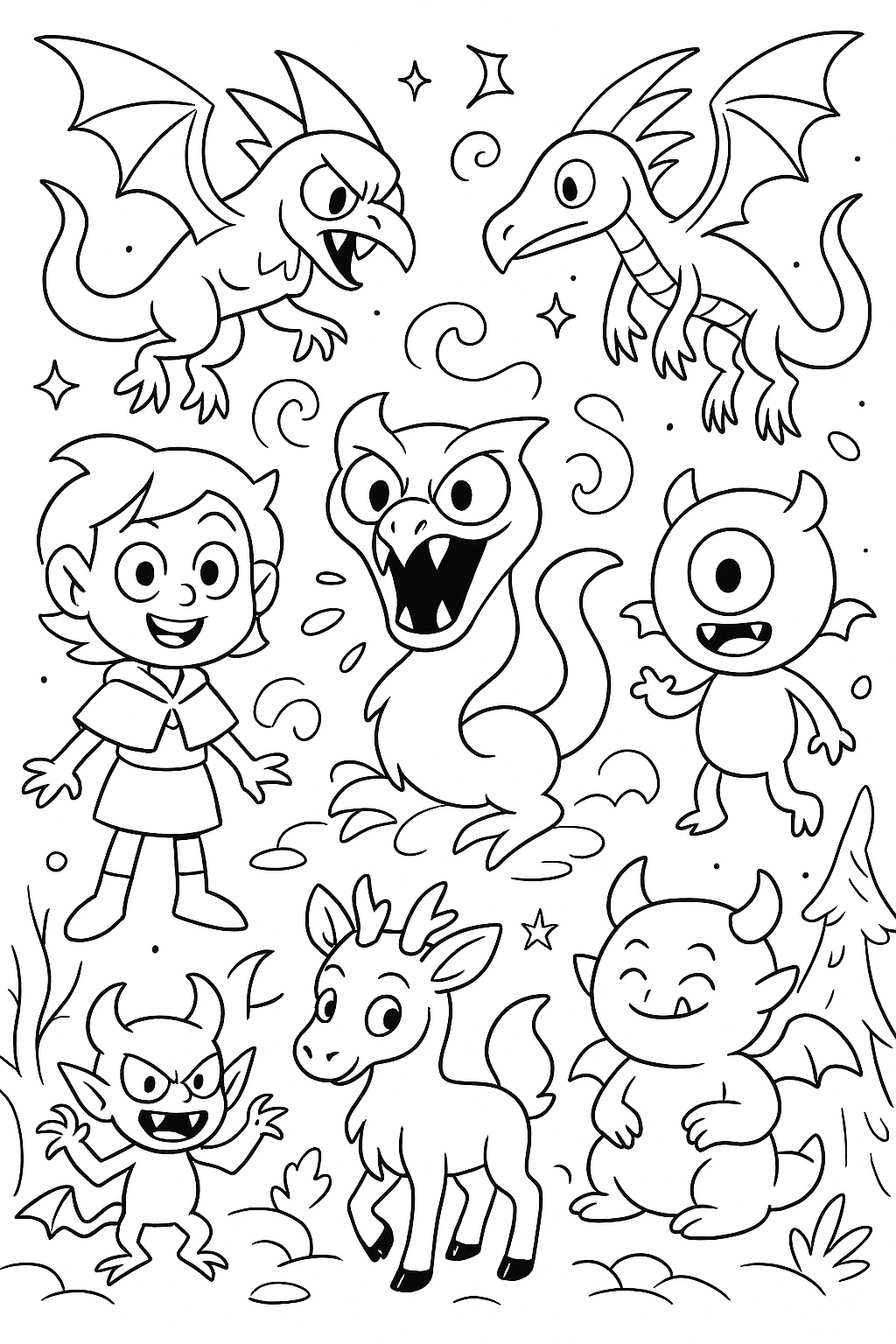 Magical Creatures of the Boiling Isles