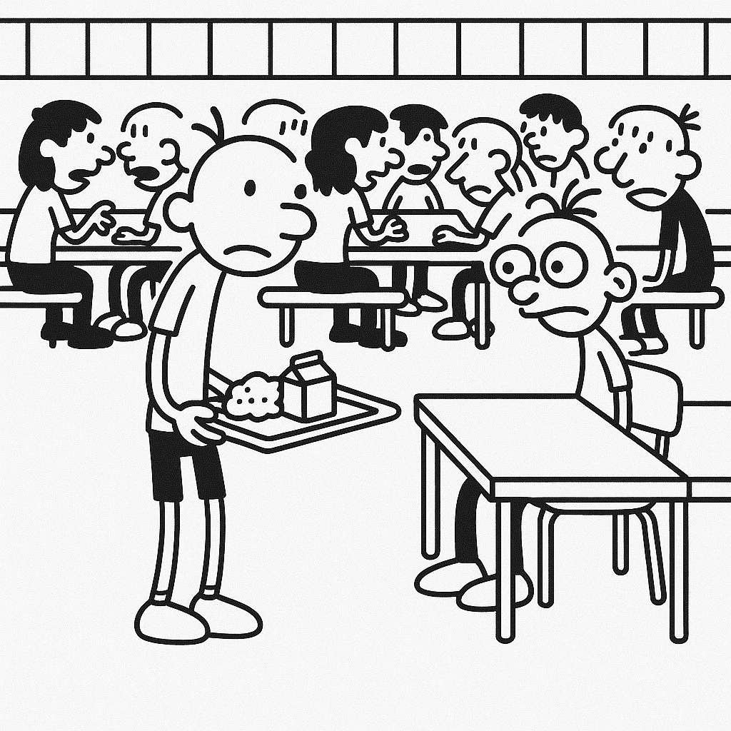 Middle School Cafeteria Scene