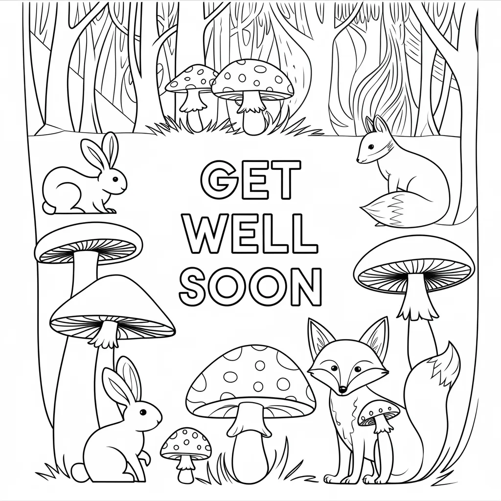 Mushrooms and Woodland Creatures