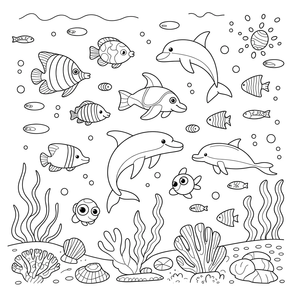 Ocean Animals and Coral Reefs