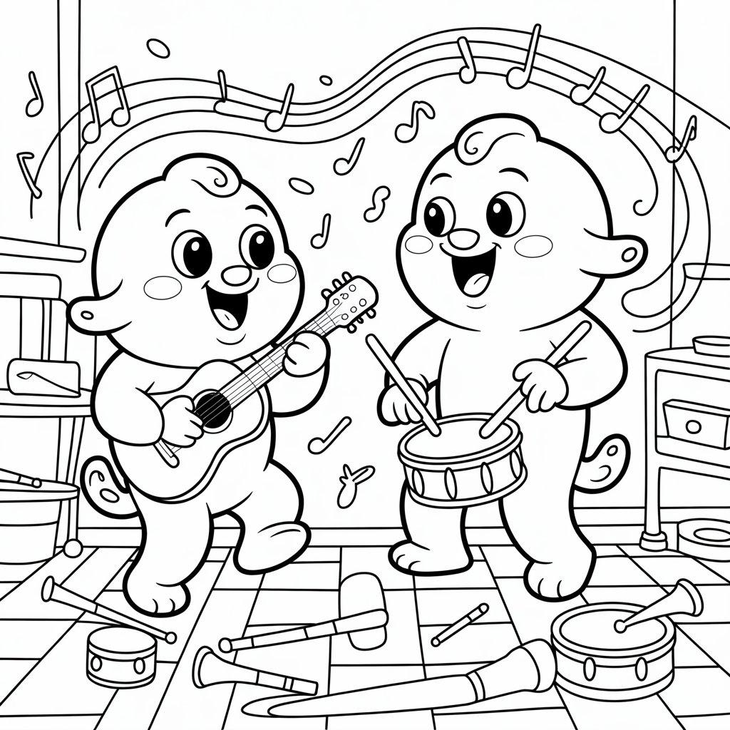 Otis_and_Curlys_Music_Jam