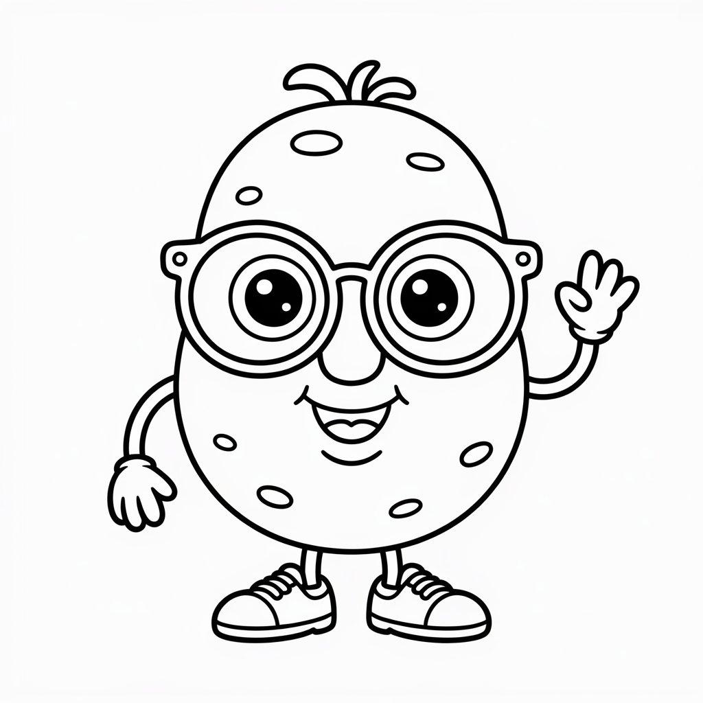 Potato Wearing Glasses