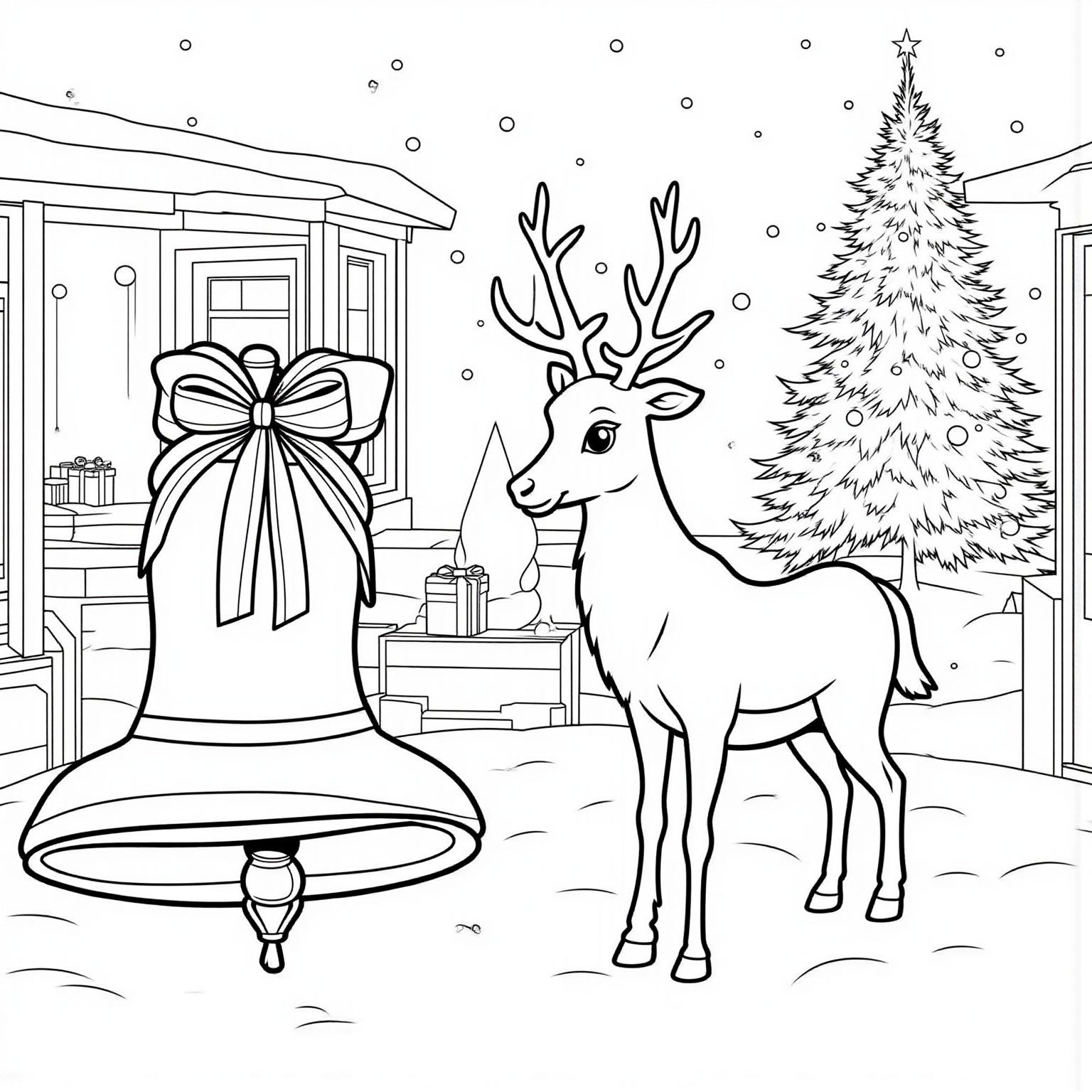 Rudolph And A Christmas Bell