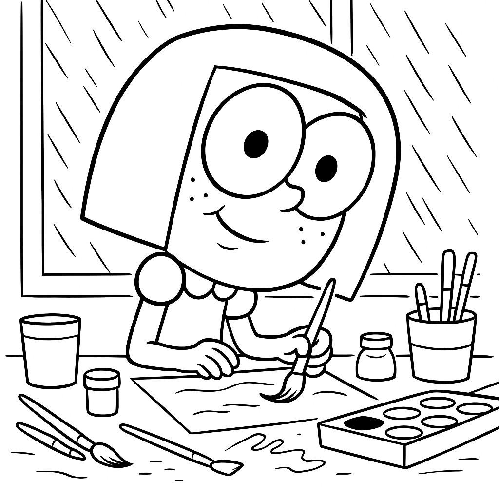 Tilly's Rainy Day Art Project