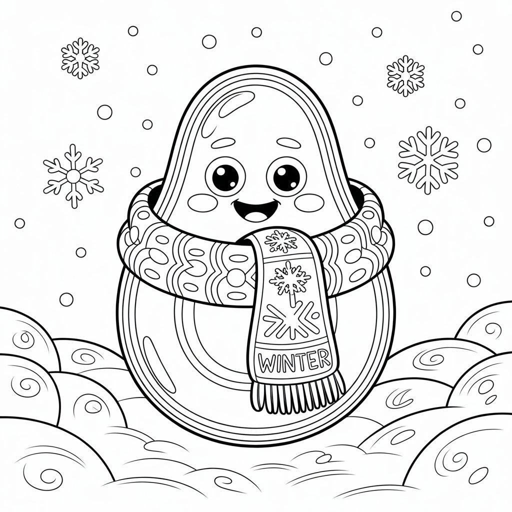 Winter Avocado in a Scarf