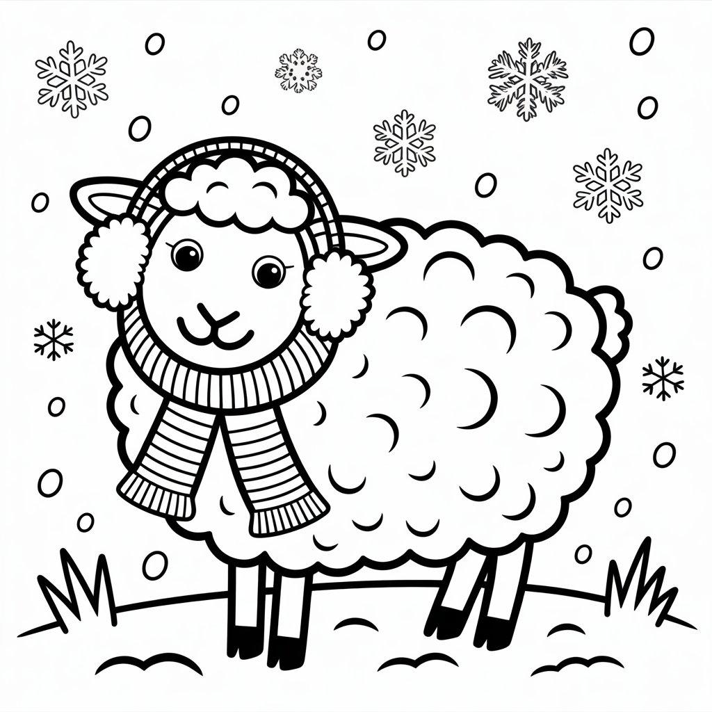 Winter Woolies Sheep