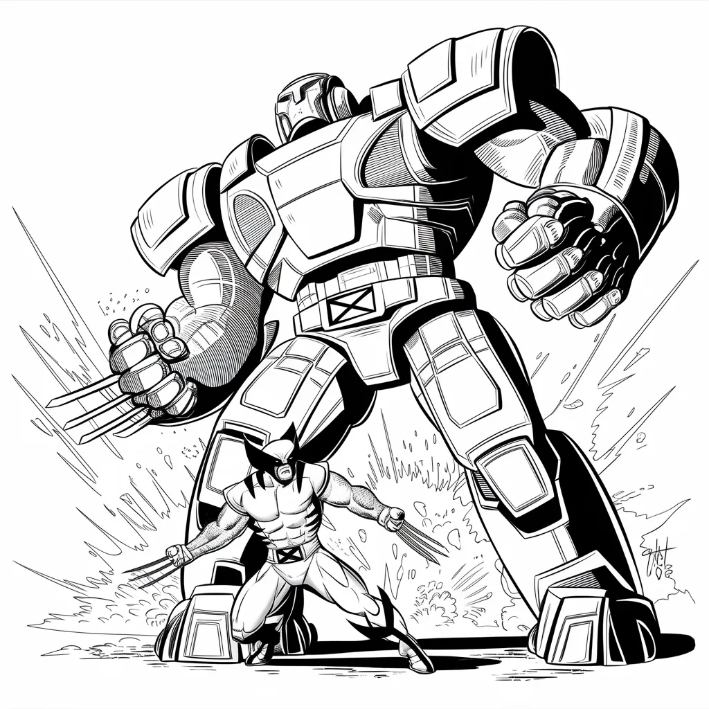 Wolverine_Fighting_Sentinels