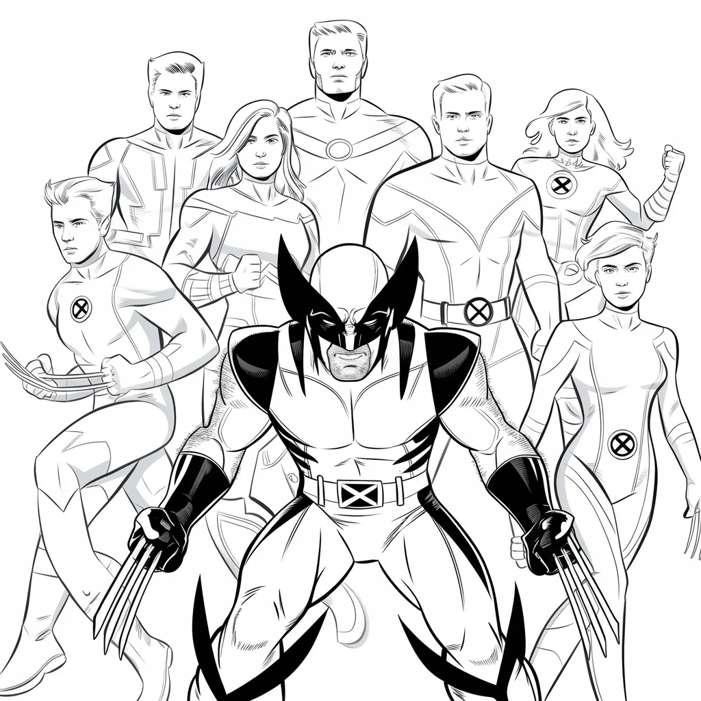 Wolverine_Leading_the_X-Men_Team