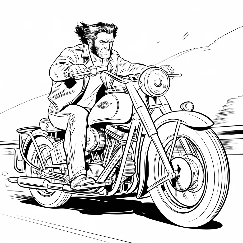 Wolverine_Riding_His_Motorcycle