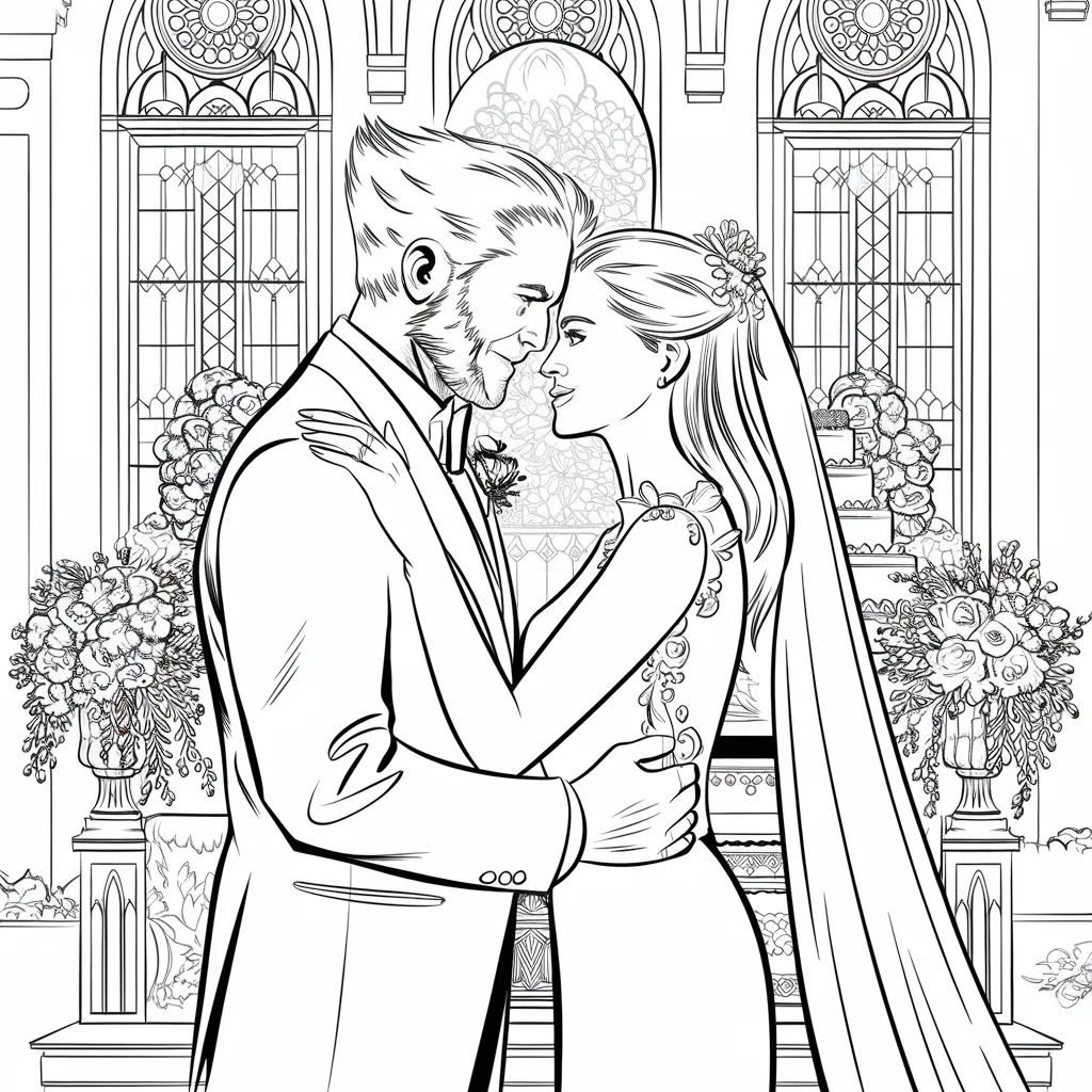 Wolverines_Wedding_Day_with_Jean_Grey