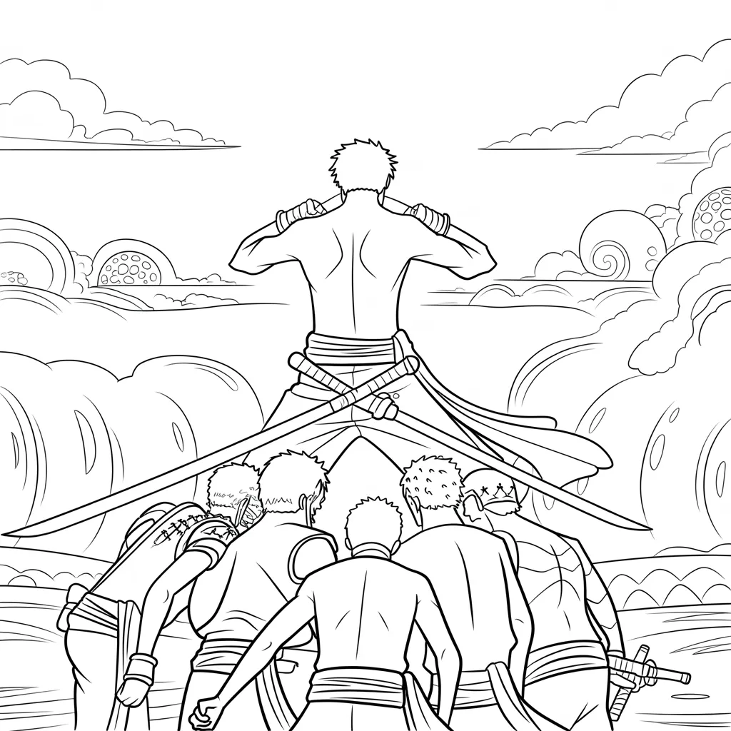 Zoro_Protecting_His_Friends_with_His_Back_Turned