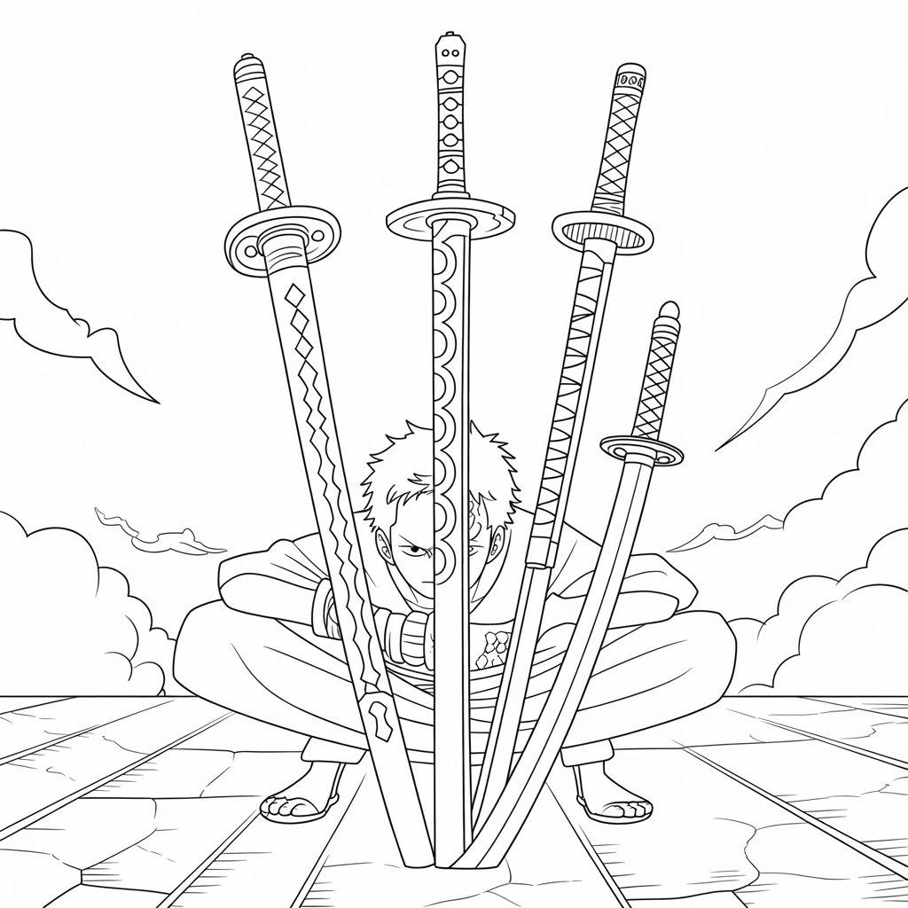 Zoro_with_His_Swords_Labeled