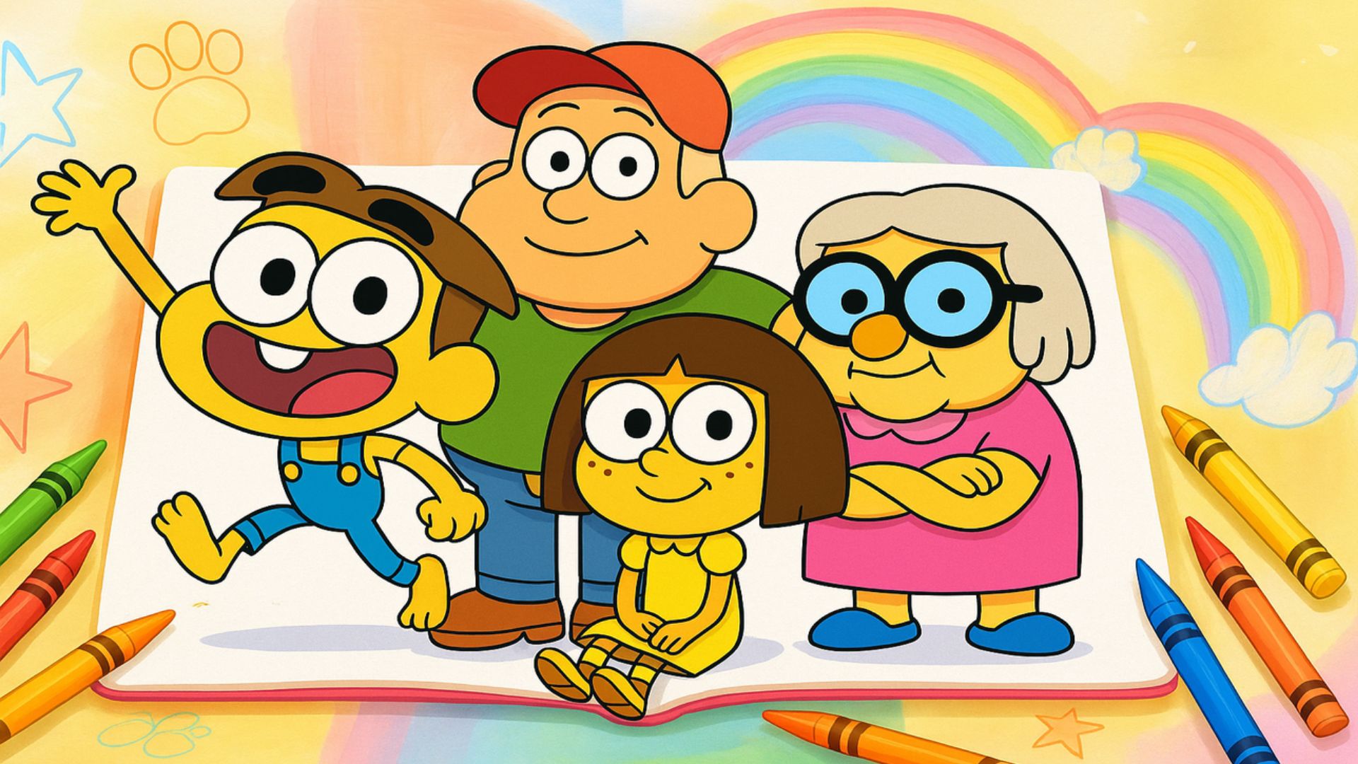 big city greens coloring pages