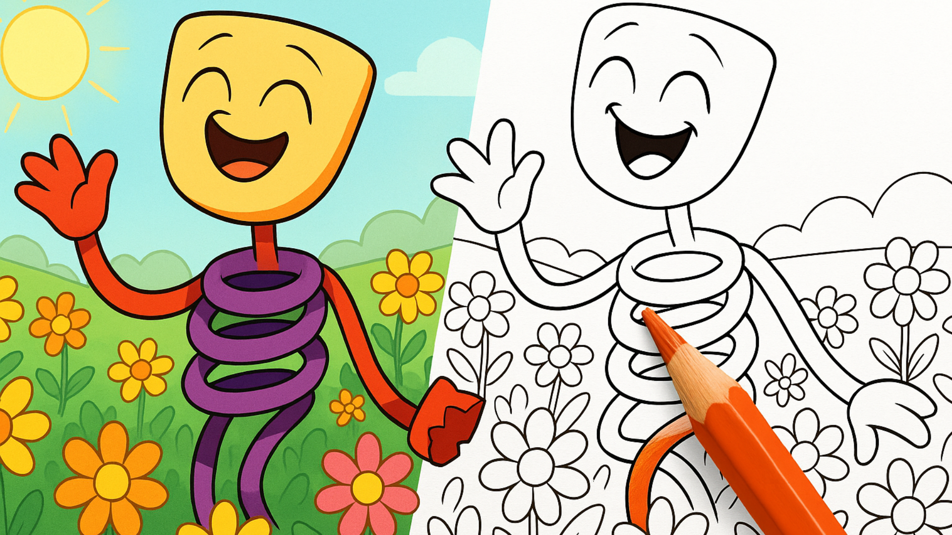 gangle coloring page