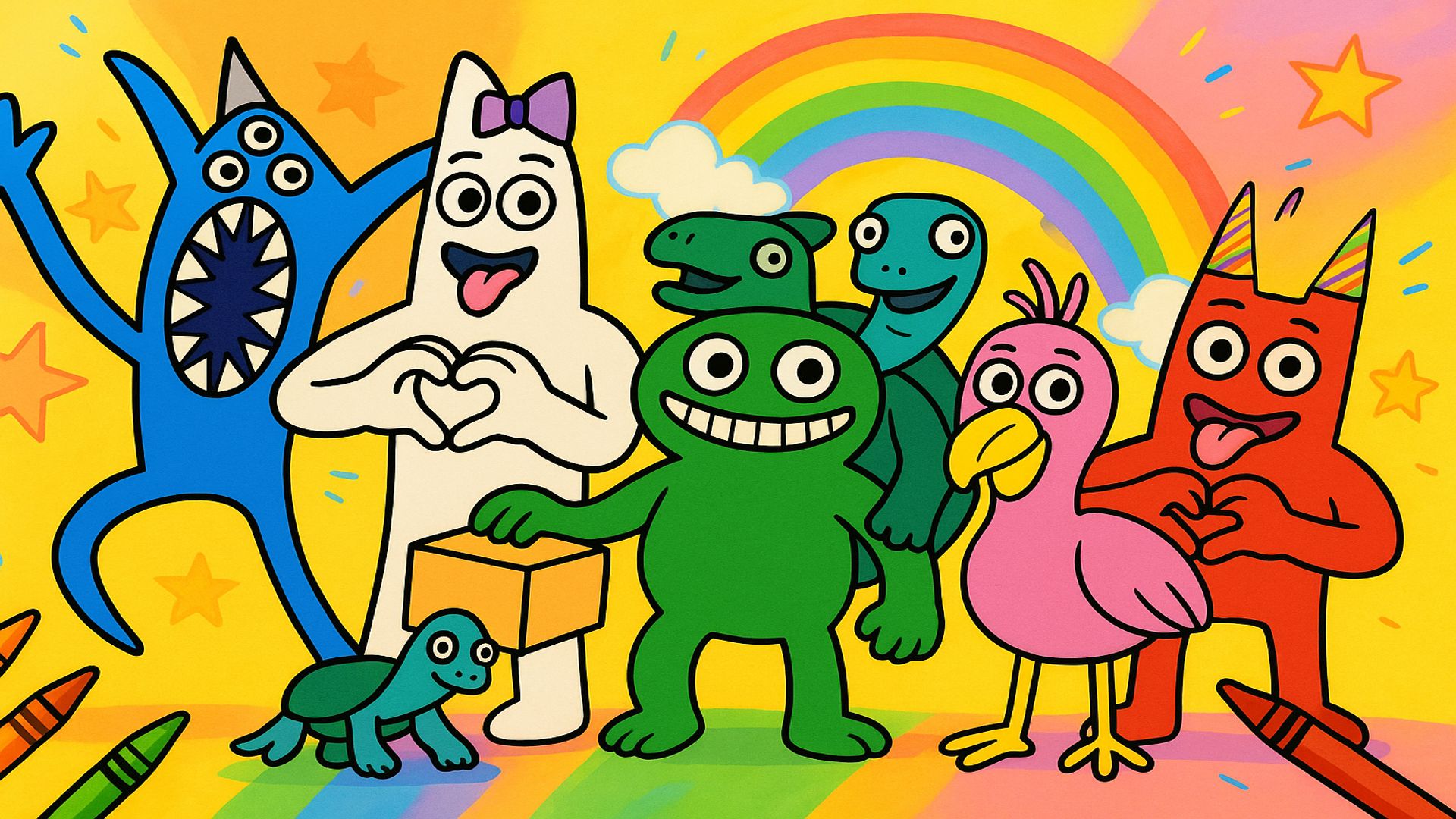 garten of banban coloring pages